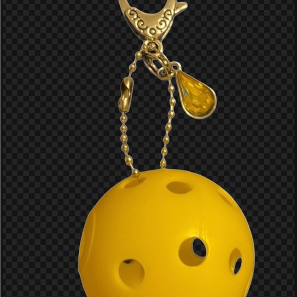 NWT PICKLE BALL Paddle earrings and keychain - Picture 3 of 4